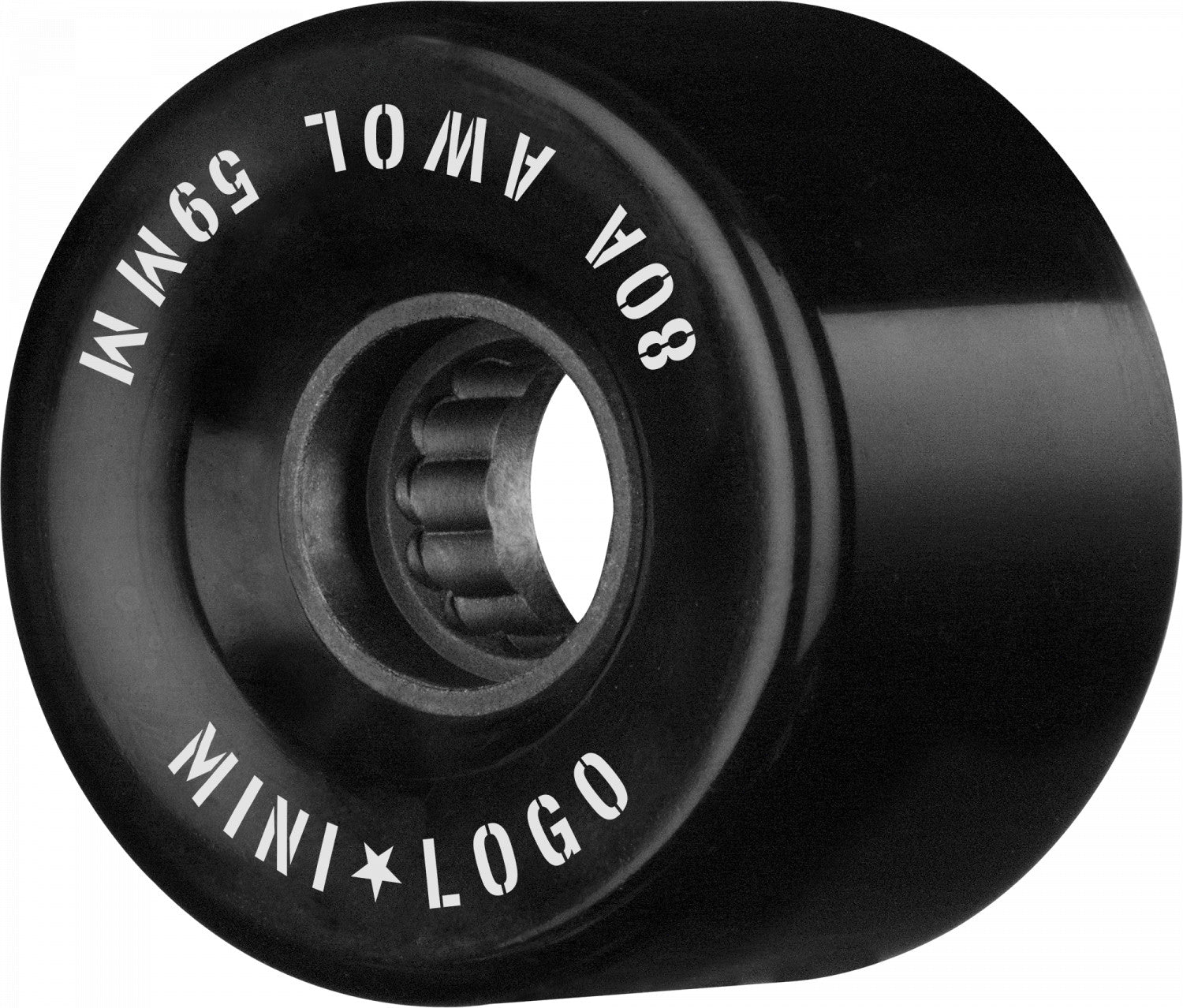 Mini Logo AWOL Cruiser Wheels Black 80A 59MM wheels Mini Logo 