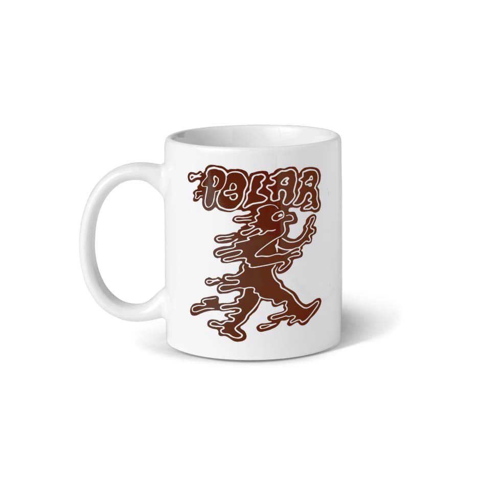 Polar Skate Co Liquid Man Coffee Mug White/Bordeaux accessories Polar Skate Co 
