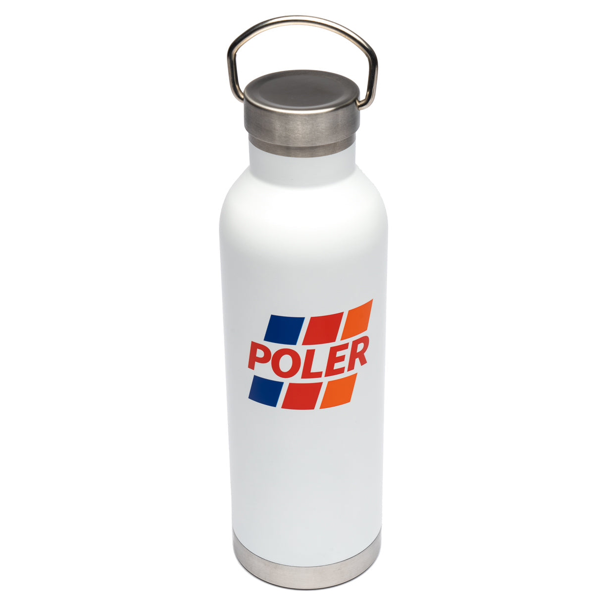 Poler Insulated Water Bottle TRD White accessories Poler 