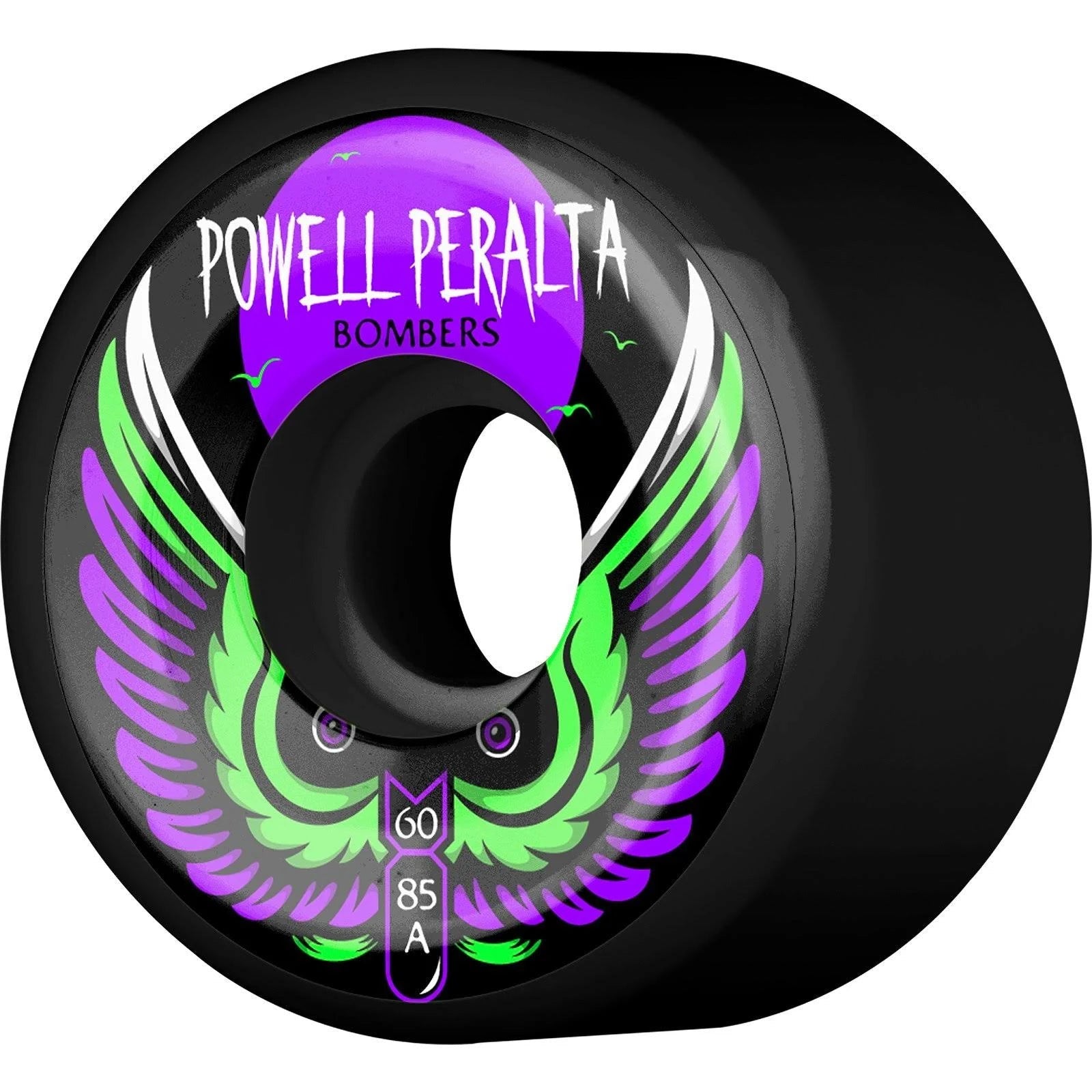 Powell Peralta Bombers III Wheels Black 85A 60MM wheels Powell Peralta 