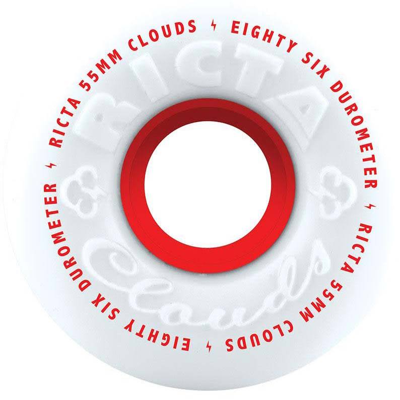 Ricta Clouds Red 86A 57MM wheels Ricta 