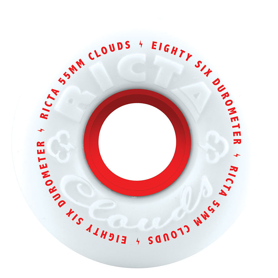 Ricta Clouds Red 86A 57MM wheels Ricta 