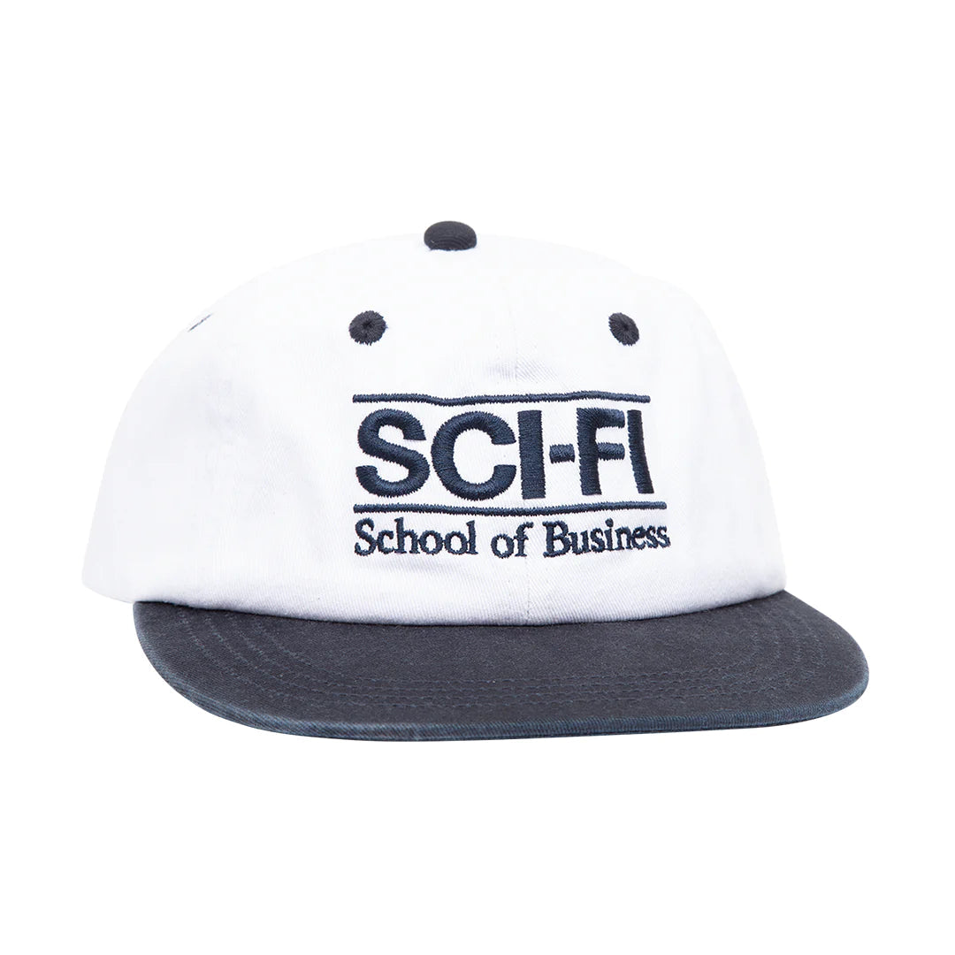 Sci-Fi Fantasy School of Business Hat White/Navy hats Sci-Fi Fantasy 