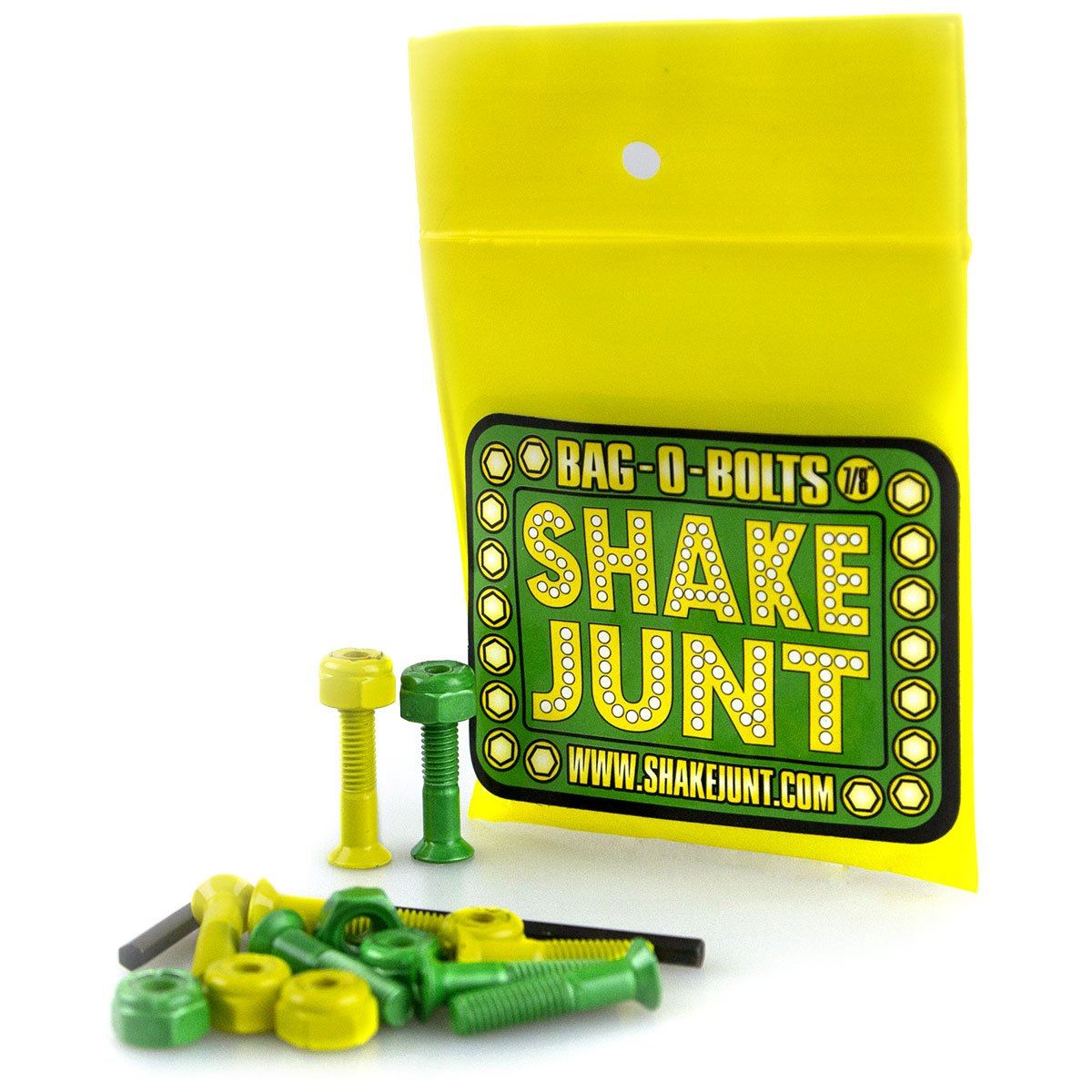 Shake Junt Bag-o-Bolts All Green/Yellow Hardware Phillips 7/8 hardware Shake Junt 