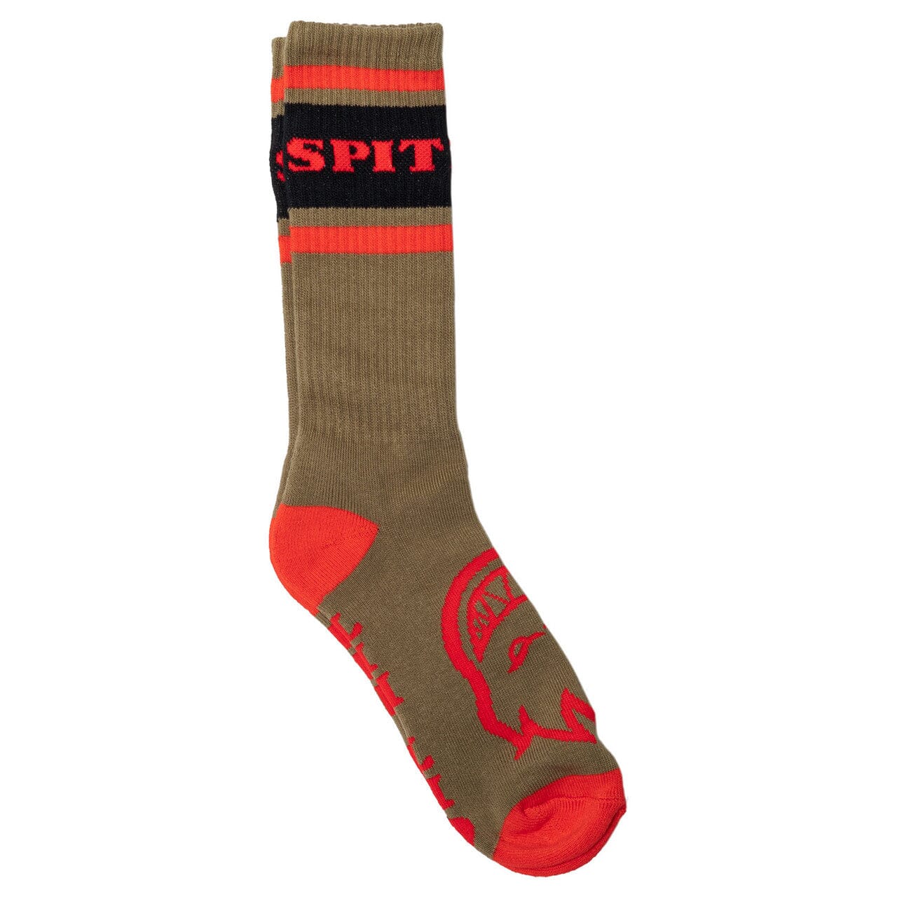 Spitfire Classic 87 Bighead Sock Brown/Red/Black socks Spitfire 