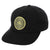 Spitfire Classic Swirl Patch Snapback Hat Black/Yellow hats Spitfire 