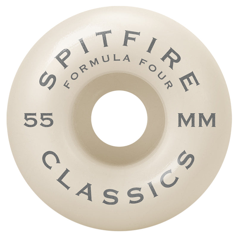 Spitfire Formula Four F4 Classic Swirl Yellow 99A 55MM wheels Spitfire 