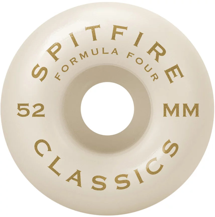 Spitfire Formula Four F4 Classics Wheels 101A 52MM wheels Spitfire 