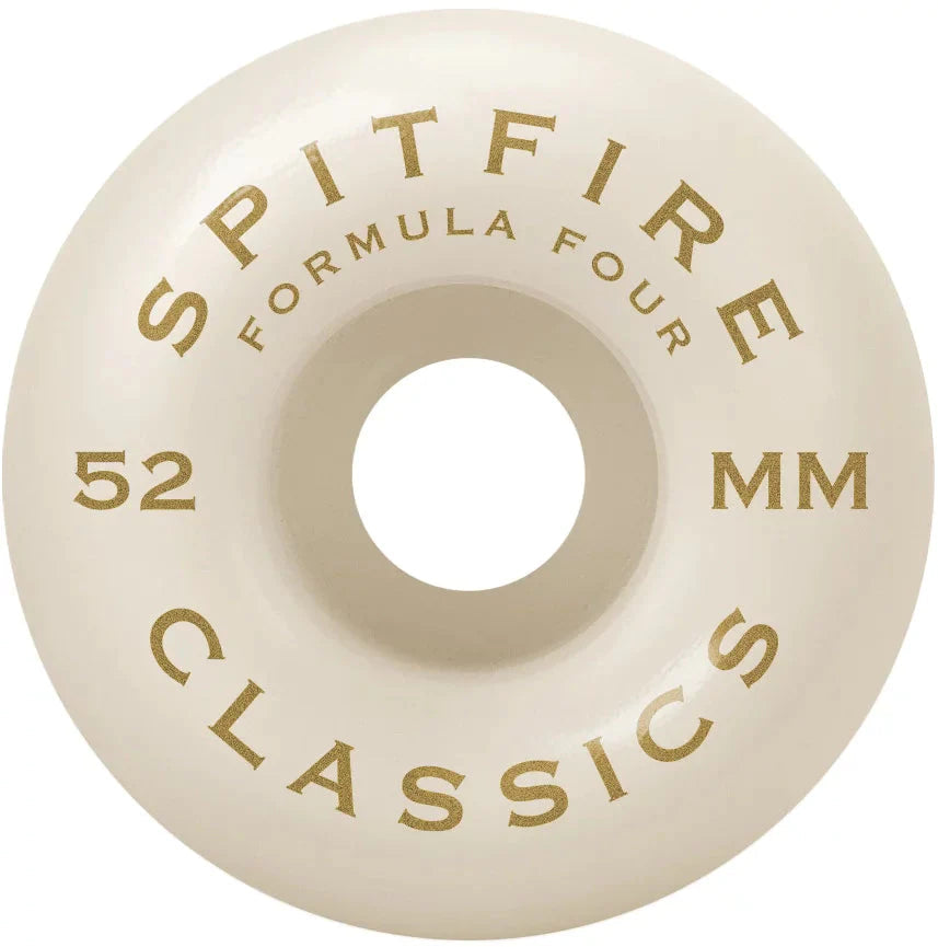 Spitfire Formula Four F4 Classics Wheels 99A 52MM wheels Spitfire 