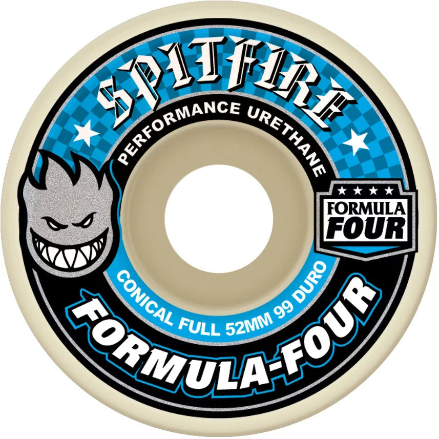 Spitfire Formula Four F4 Conical Full 99A 58MM wheels Spitfire 