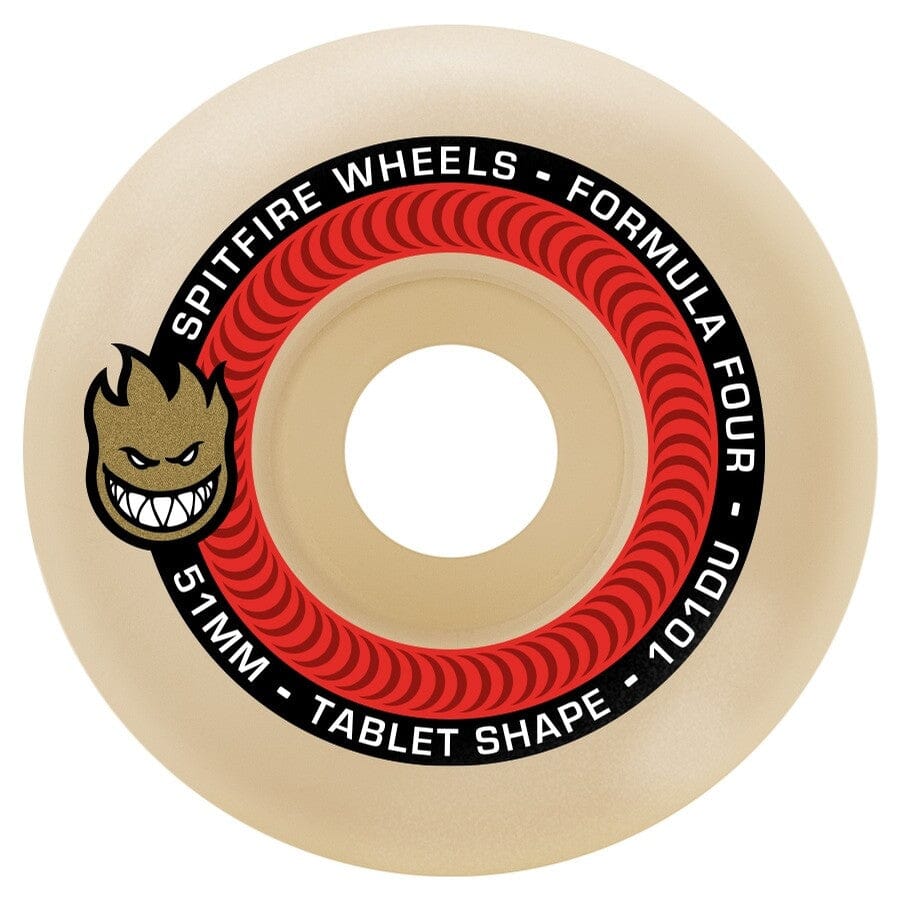Spitfire Formula Four F4 Tablets 101A 53MM wheels Spitfire 
