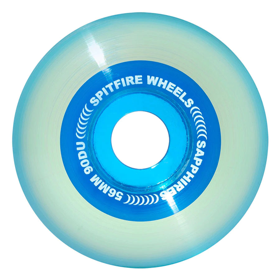 Spitfire Sapphires Wheels Clear Blue 90D 56MM wheels Spitfire 