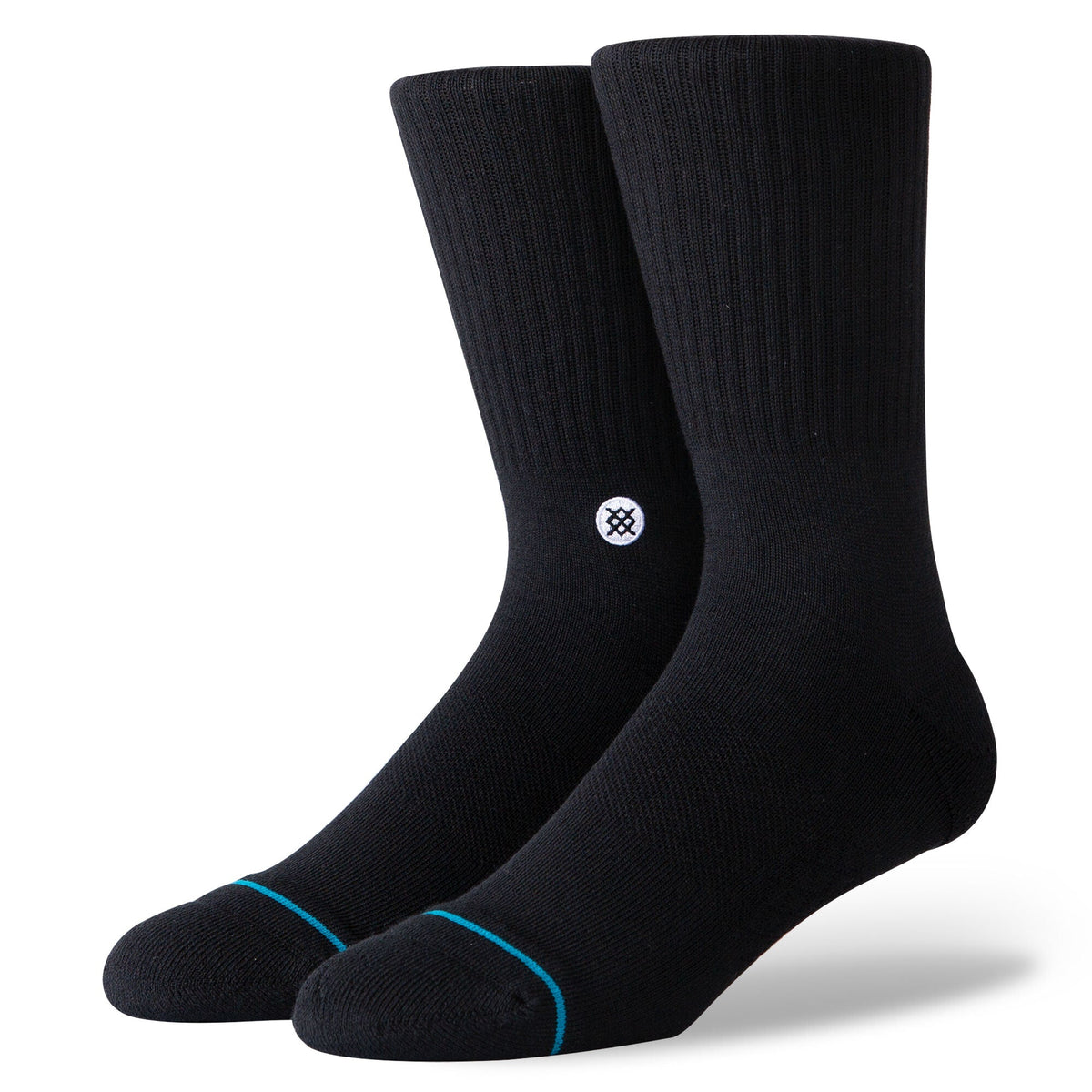 Stance Icon Crew Sock Black/White Socks Stance 