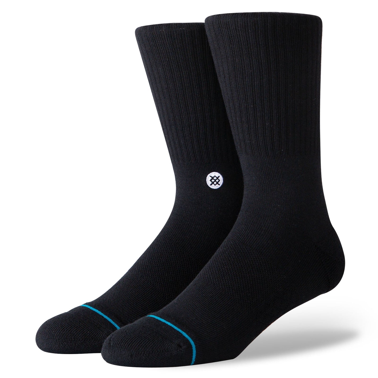 Stance Icon Crew Sock Black/White Socks Stance 