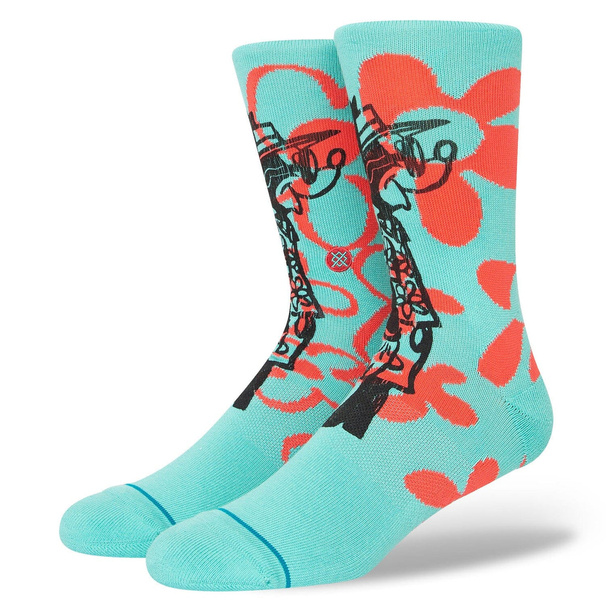 Stance Surf Check by Russ Pope Sock Blue Socks Stance 