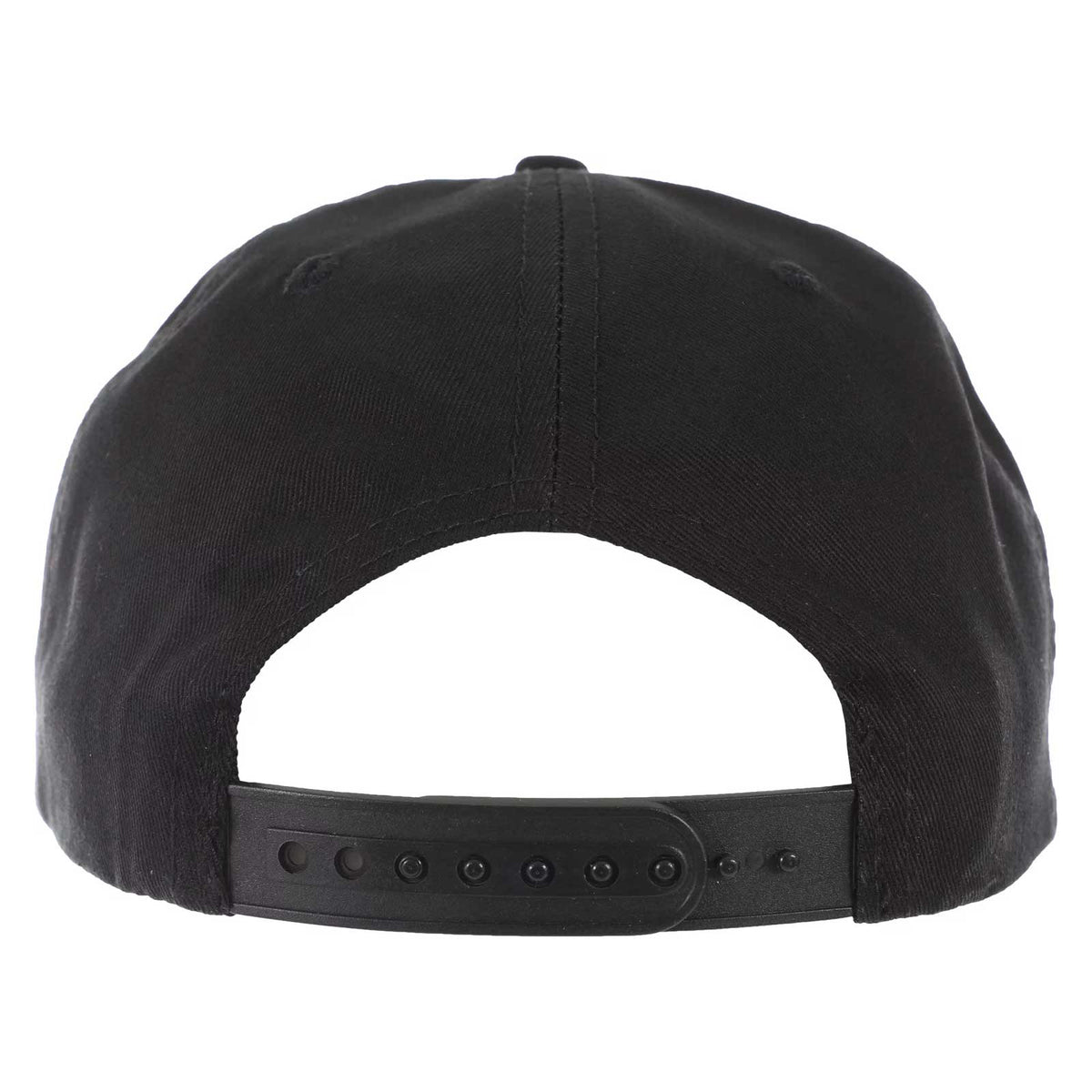 Thrasher Flame Embroidered Snapback Hat Black hats Thrasher Magazine 