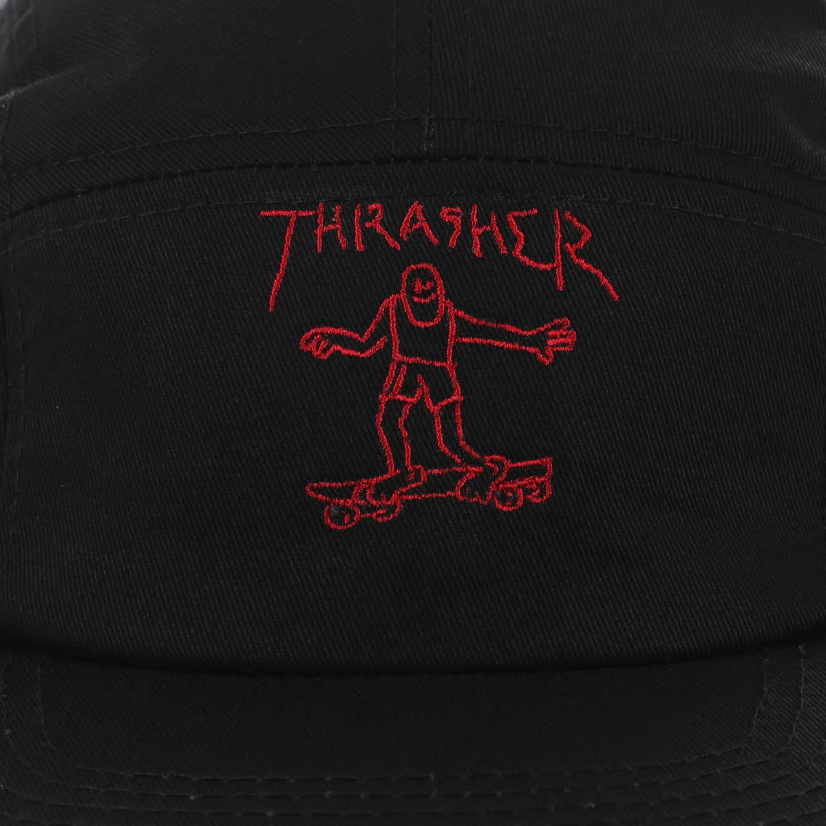 Thrasher Gonz 5 Panel Hat Black/Red hats Thrasher Magazine 