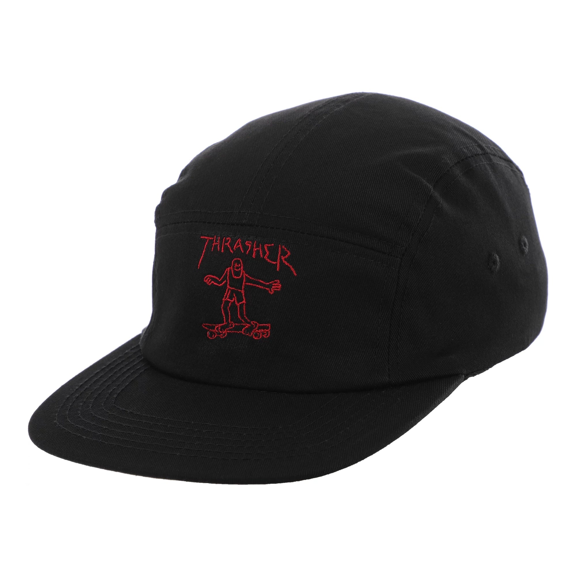 Thrasher Gonz 5 Panel Hat Black/Red hats Thrasher Magazine 