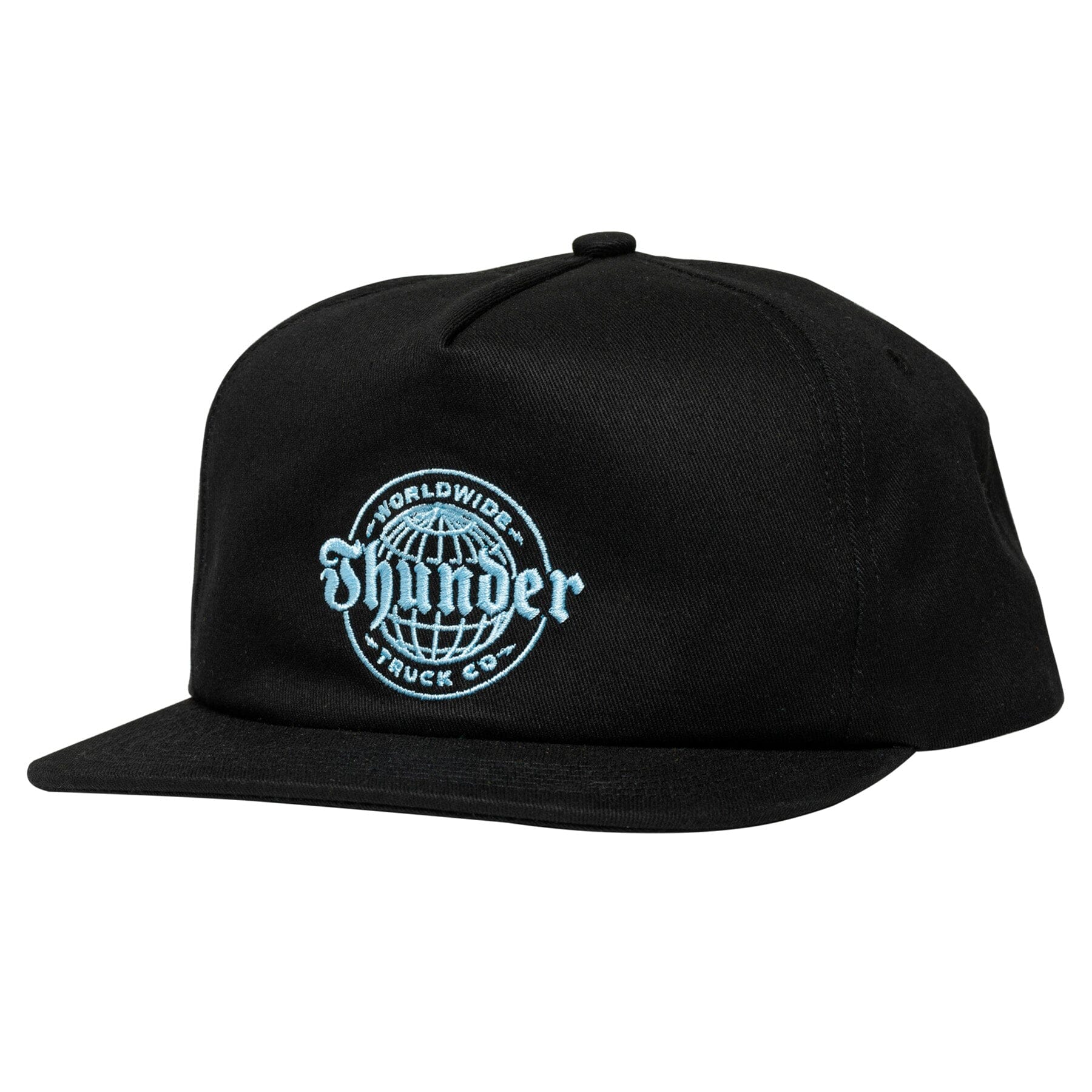 Thunder Worldwide Snapback Hat Black/Blue hats Thunder 