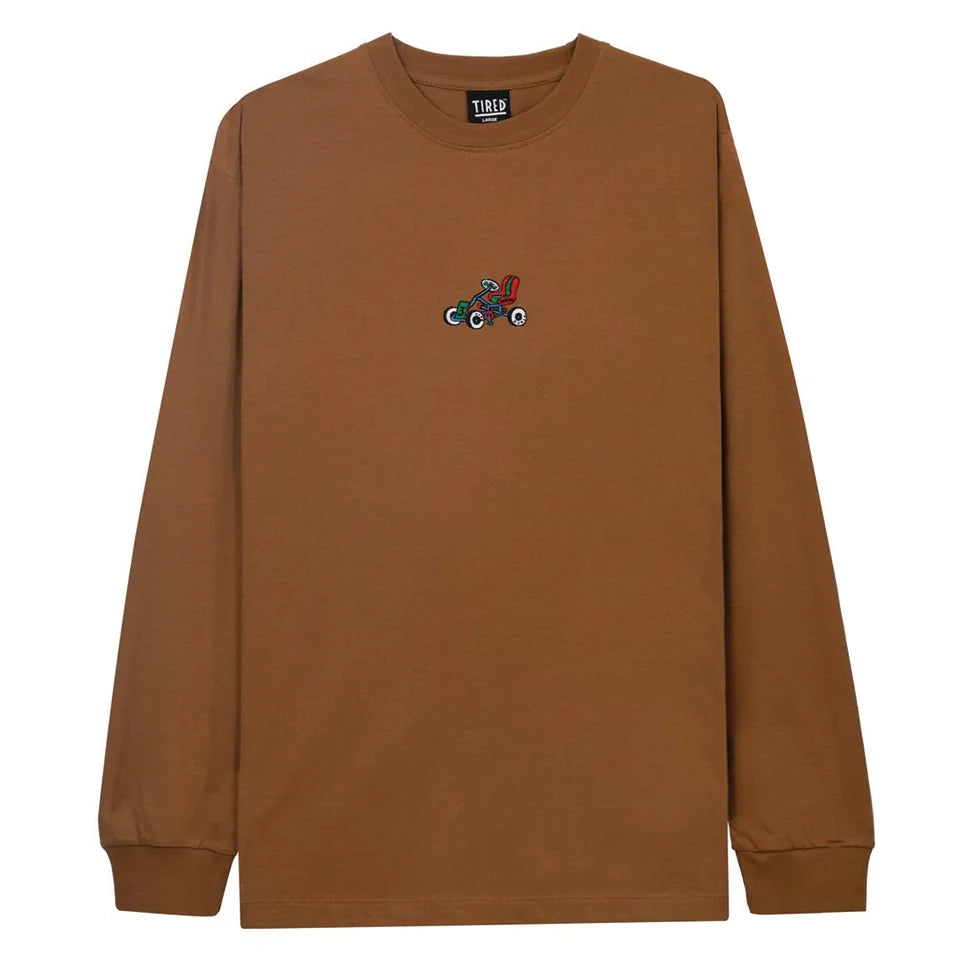 Tired Semi Tired L/S Tee Workwear Brown tees Tired 