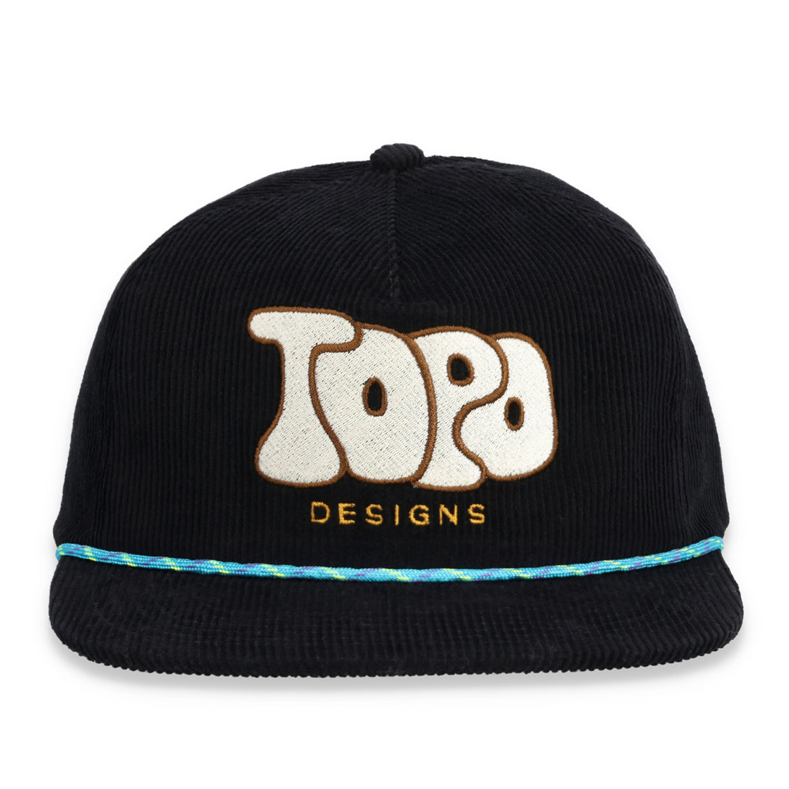 Topo Designs Corduroy Trucker Hat Bubble Topo Black hats Topo Designs 