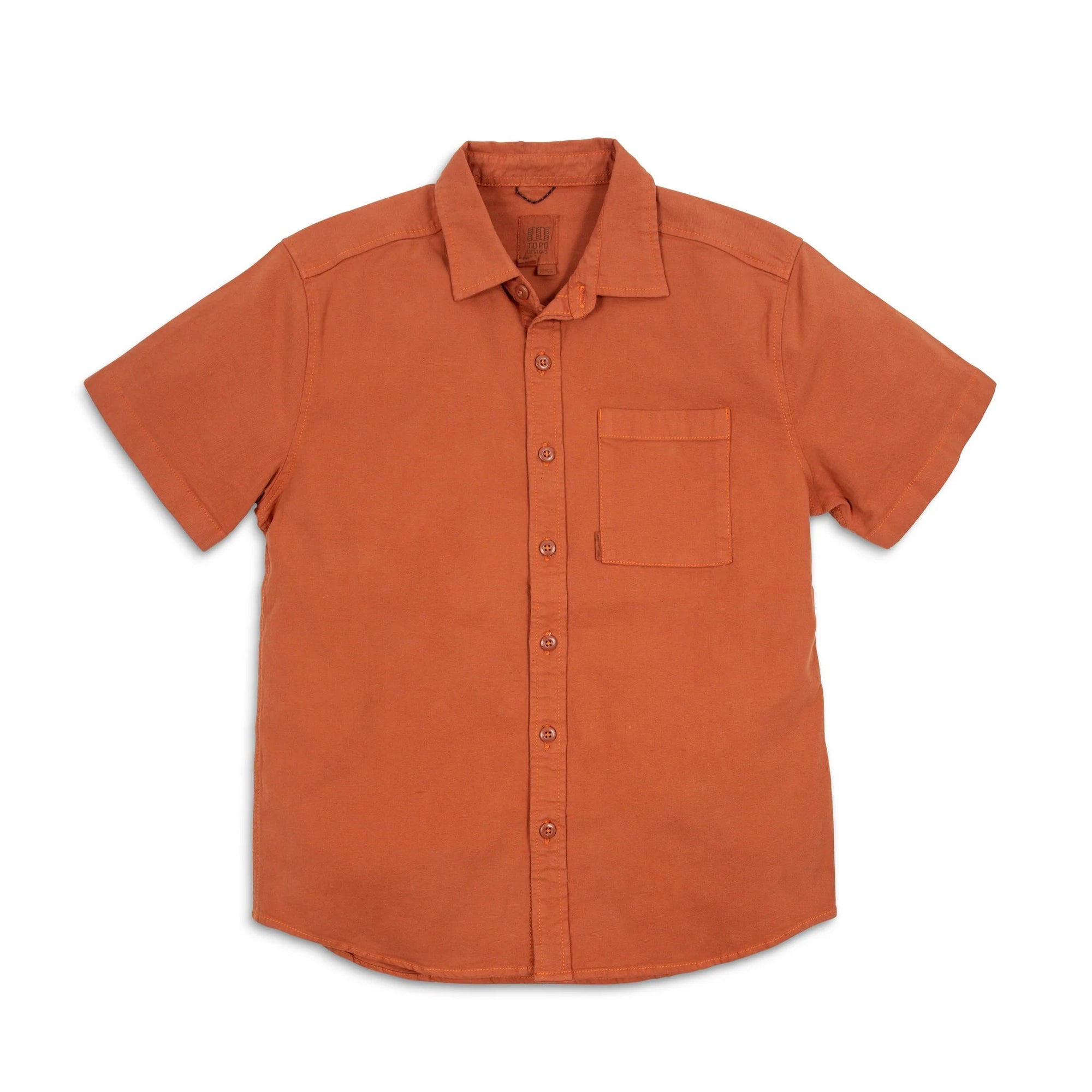 Topo Designs Dirt Shirt S/S Brick shirts Topo Designs 