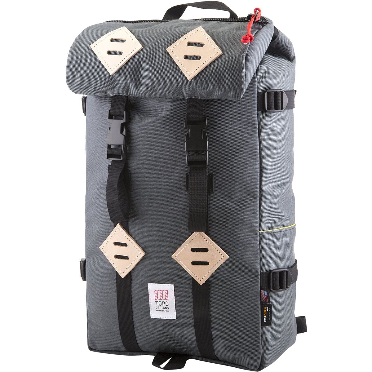 Topo Designs Klettersack Leather Charcoal/Leather bags Topo Designs 