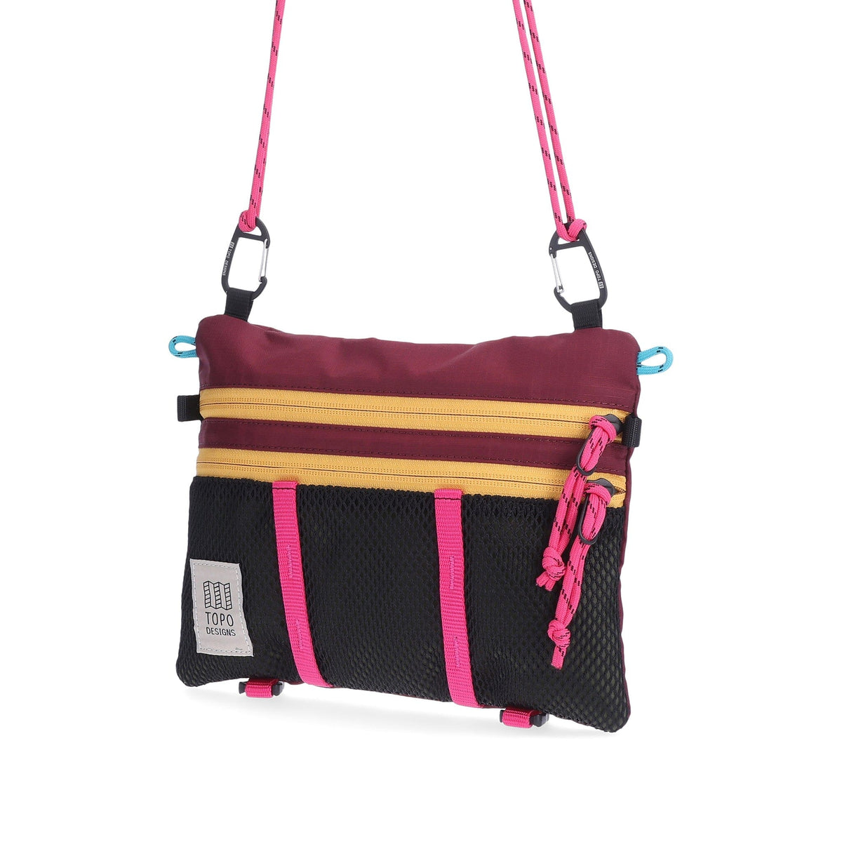 Topo Designs Mountain Accessory Shoulder Bag Olive/Burgundy bags Topo Designs 