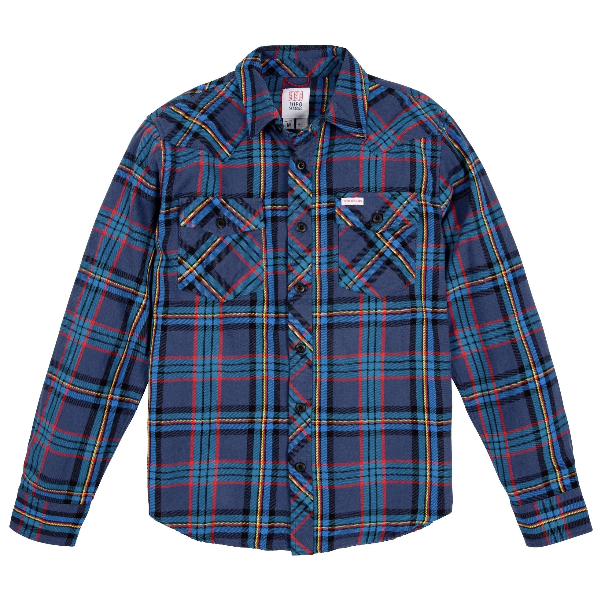 Topo Designs Mountain Shirt Plaid Blue/Multi shirts Topo Designs 
