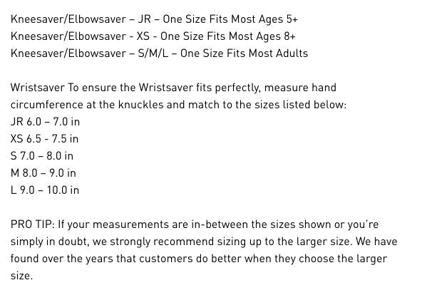 Triple 8 Saver Pad Set (Various Sizes) safety gear Triple 8 