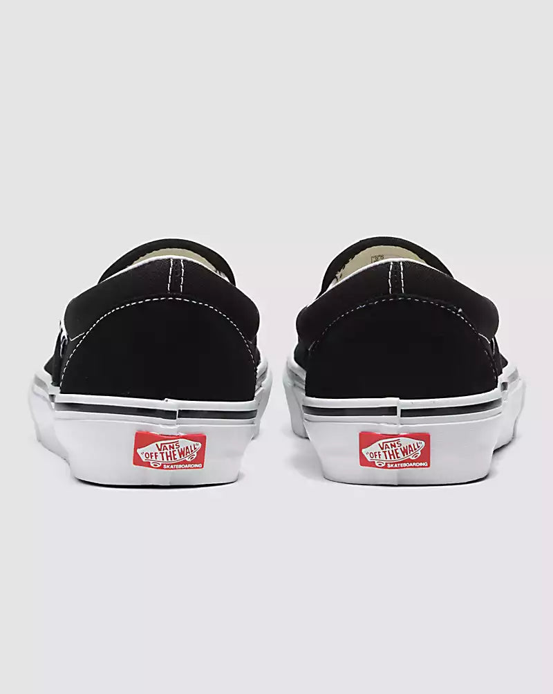 Vans Skate Slip-On Suede Black/White footwear Vans 