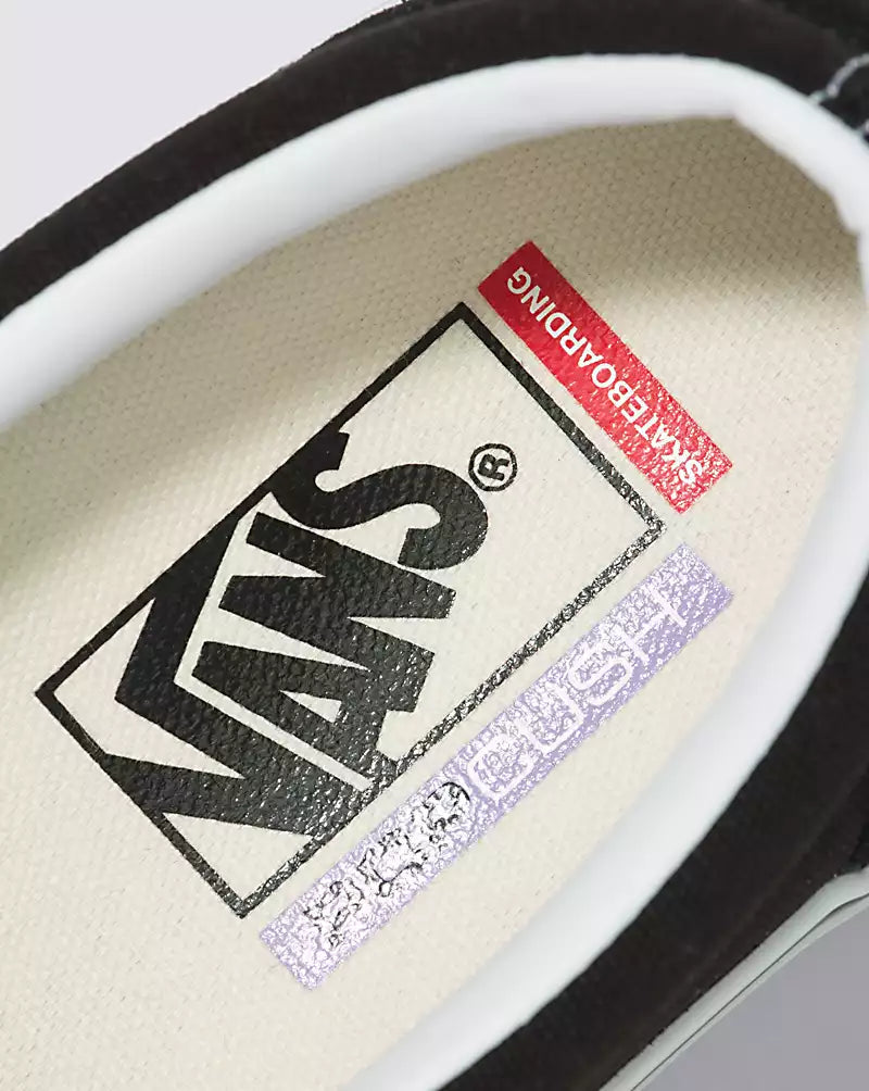 Vans Skate Slip-On Suede Black/White footwear Vans 