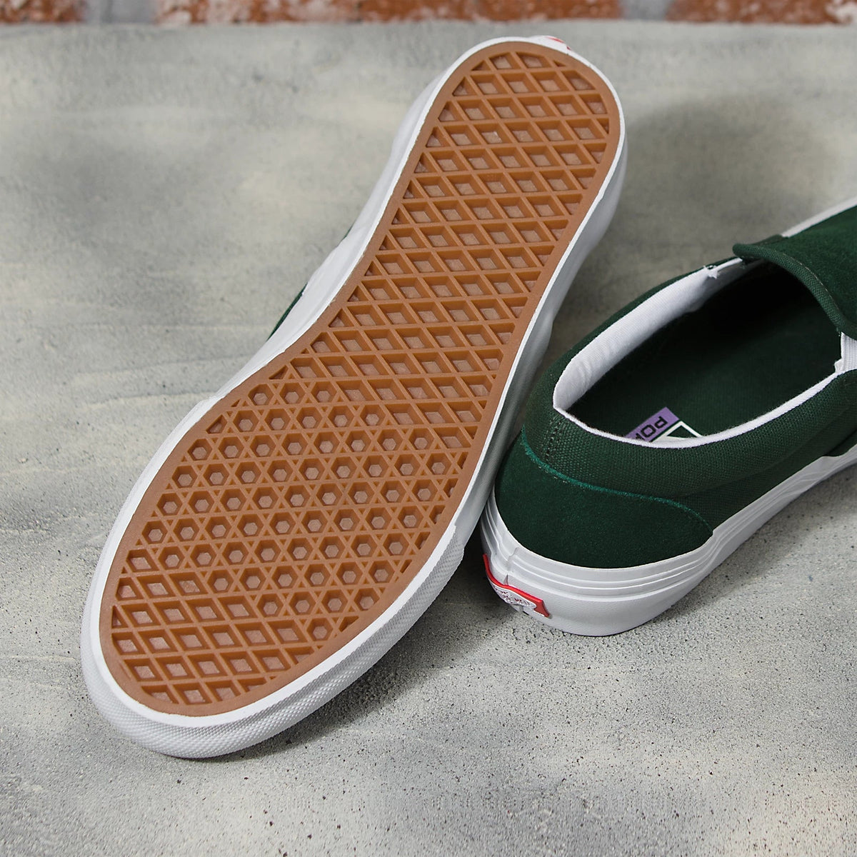 Vans Skate Slip On Wrapped Green/White footwear Vans 