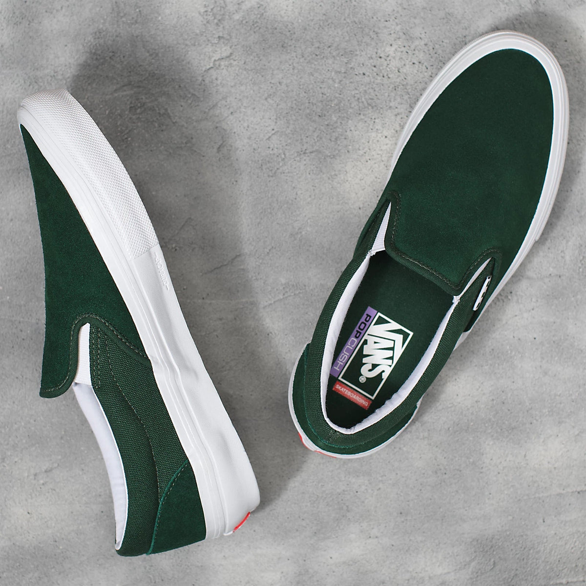 Vans Skate Slip On Wrapped Green/White footwear Vans 