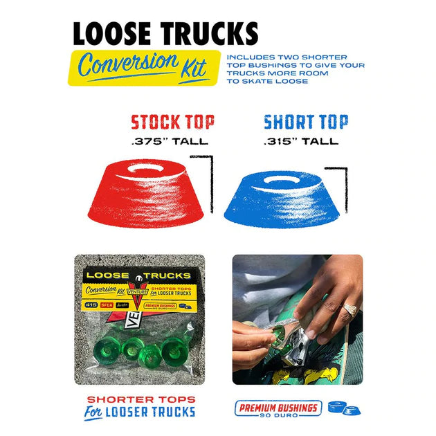 Venture Loose Trucks Conversion Kit 90D parts Venture 