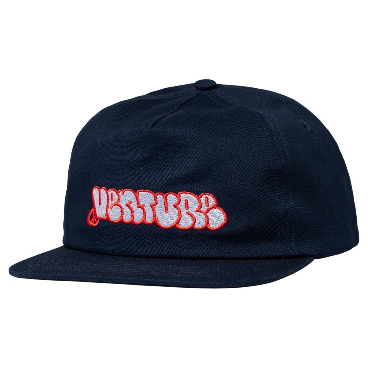 Venture Throw Snapback Hat Navy/Red hats Venture 