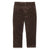 Volcom Modown Relaxed Tapered Cord Dark Brown Pants Volcom 