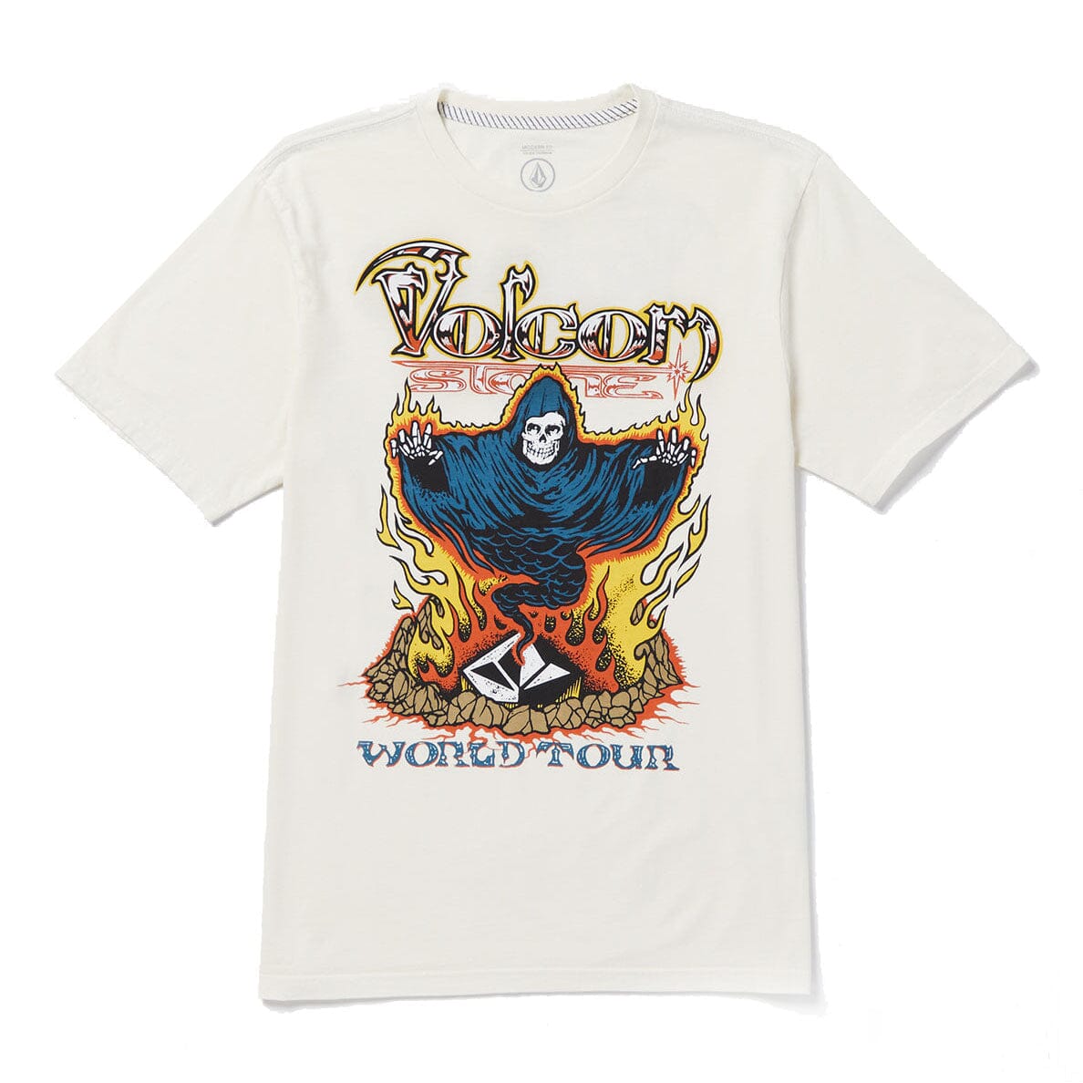 Volcom Stone Ghost Tee Off White tees Volcom 