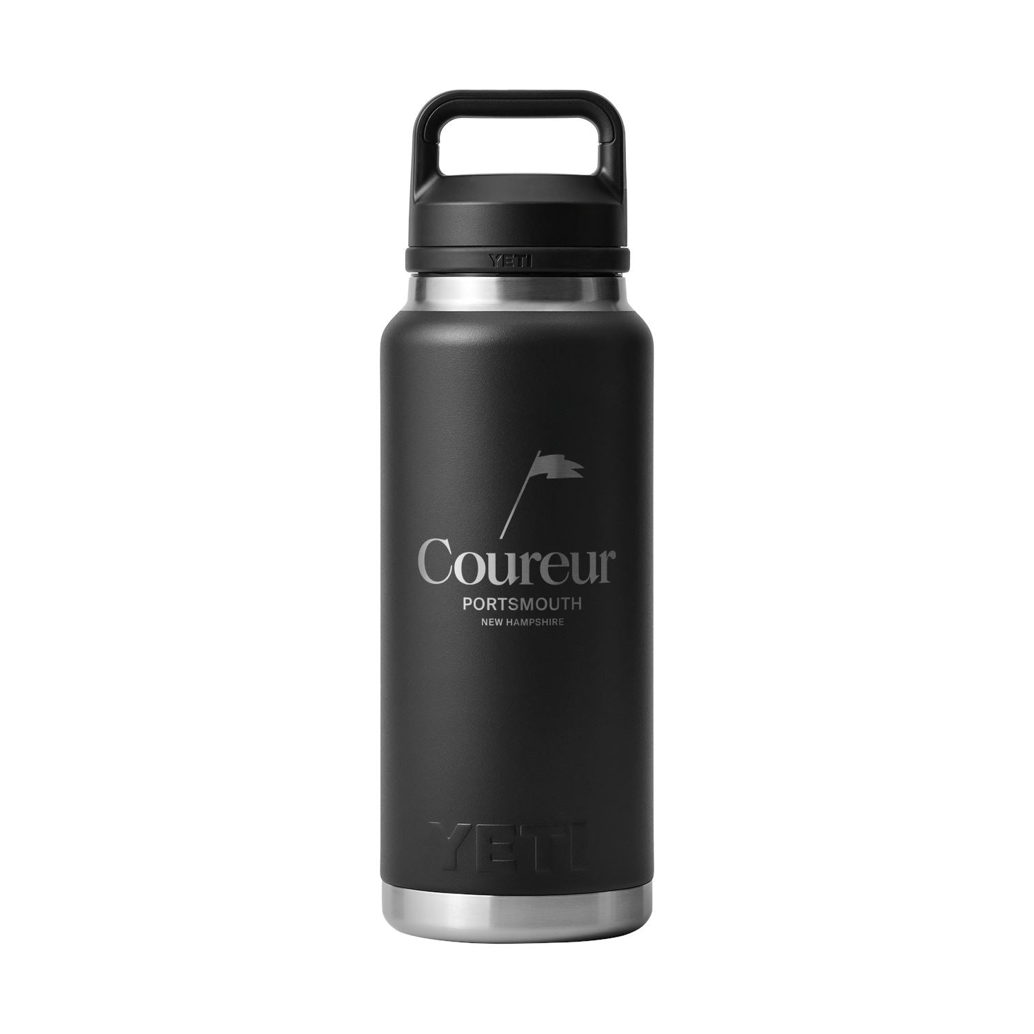 Yeti x Coureur Rambler 36oz Chug Bottle Black accessories Yeti 